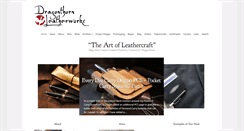 Desktop Screenshot of dragonleather.net